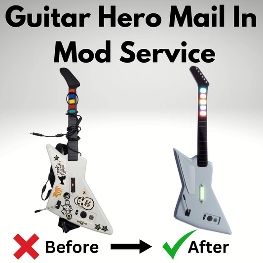 Guitar Hero and Clone Hero Controller Mail in Mod Service