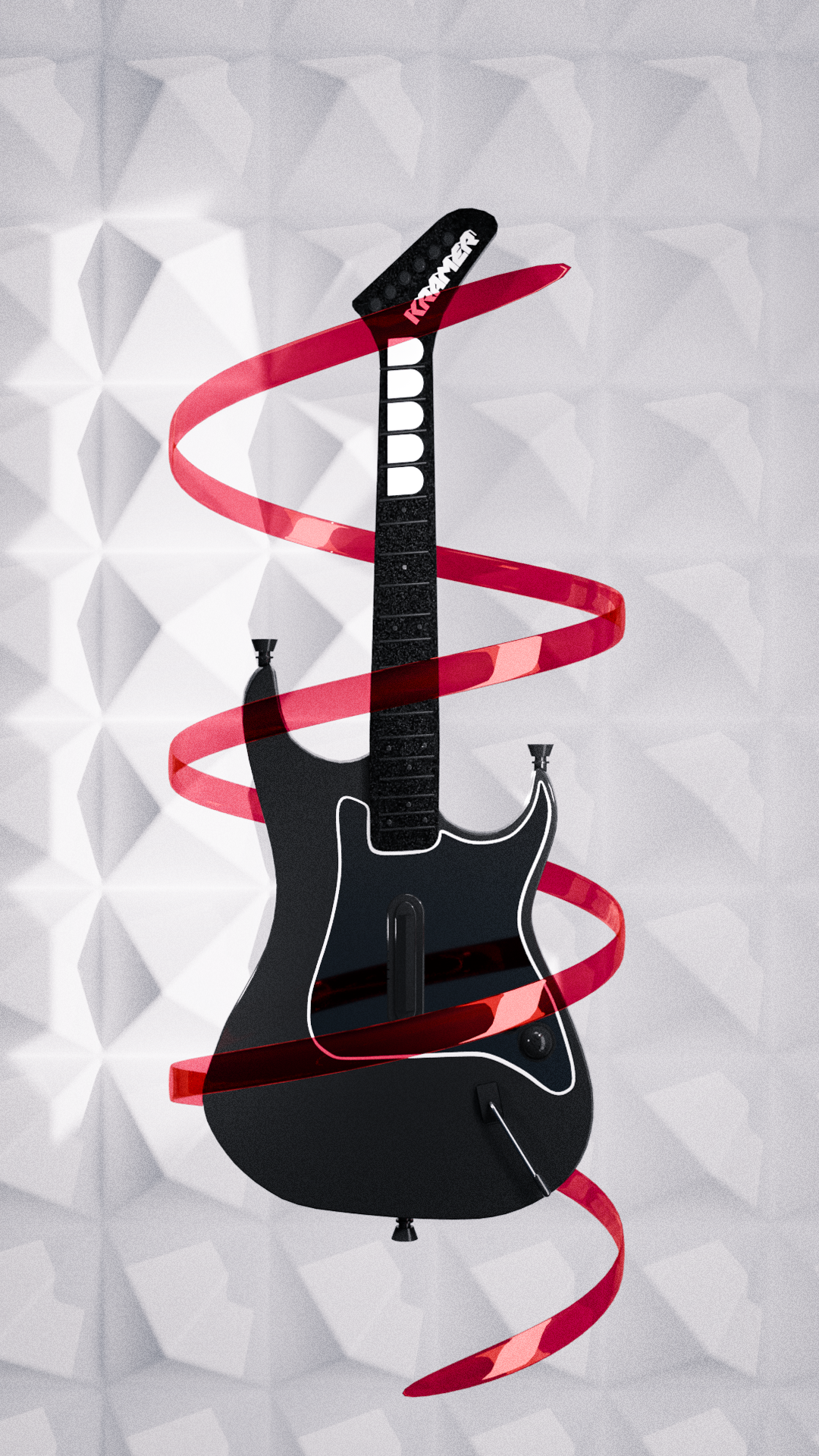 Custom Guitar Hero Controller • Guitar Hero Kramer Striker • Raspberry Pi • Fully Modded • AngelCustomGuitars